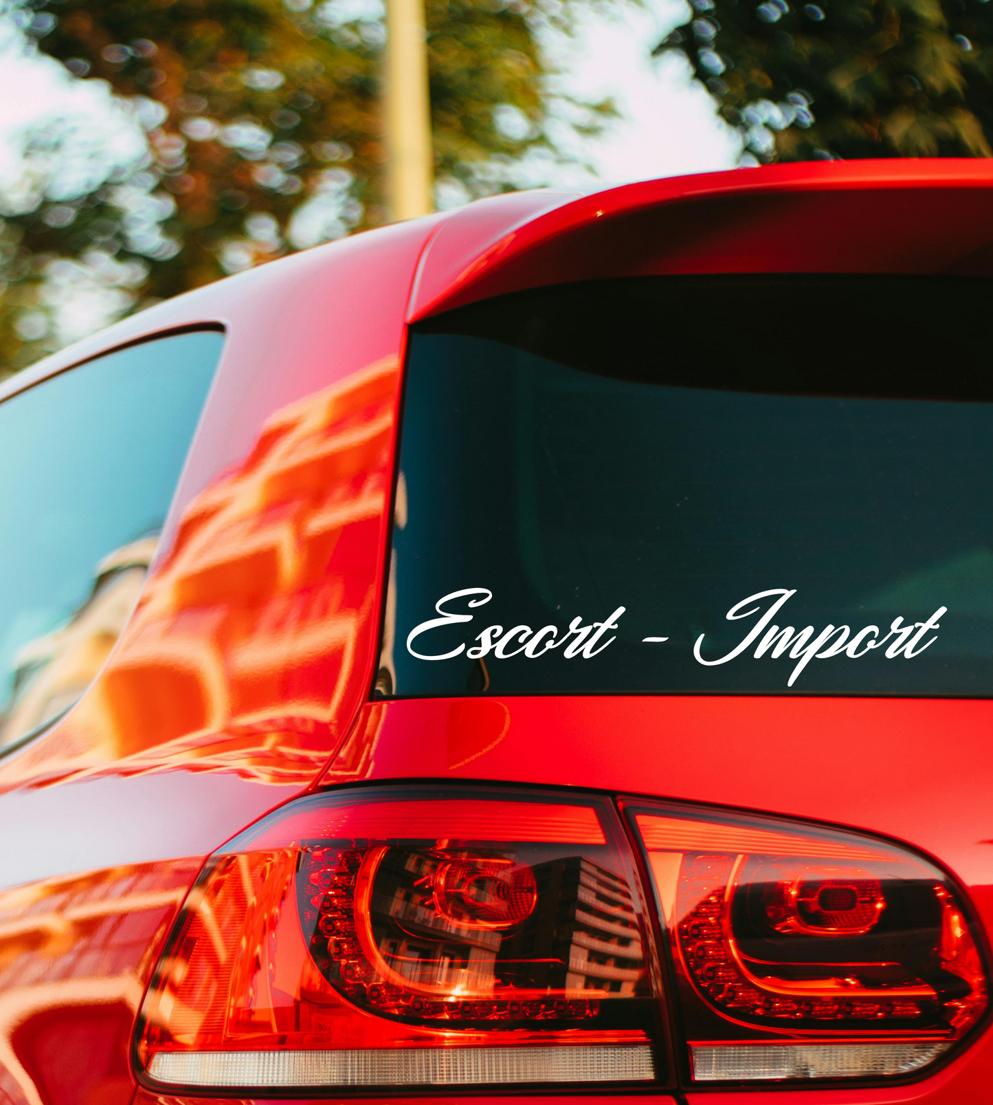 Naljepnica za auto "Escort-import"