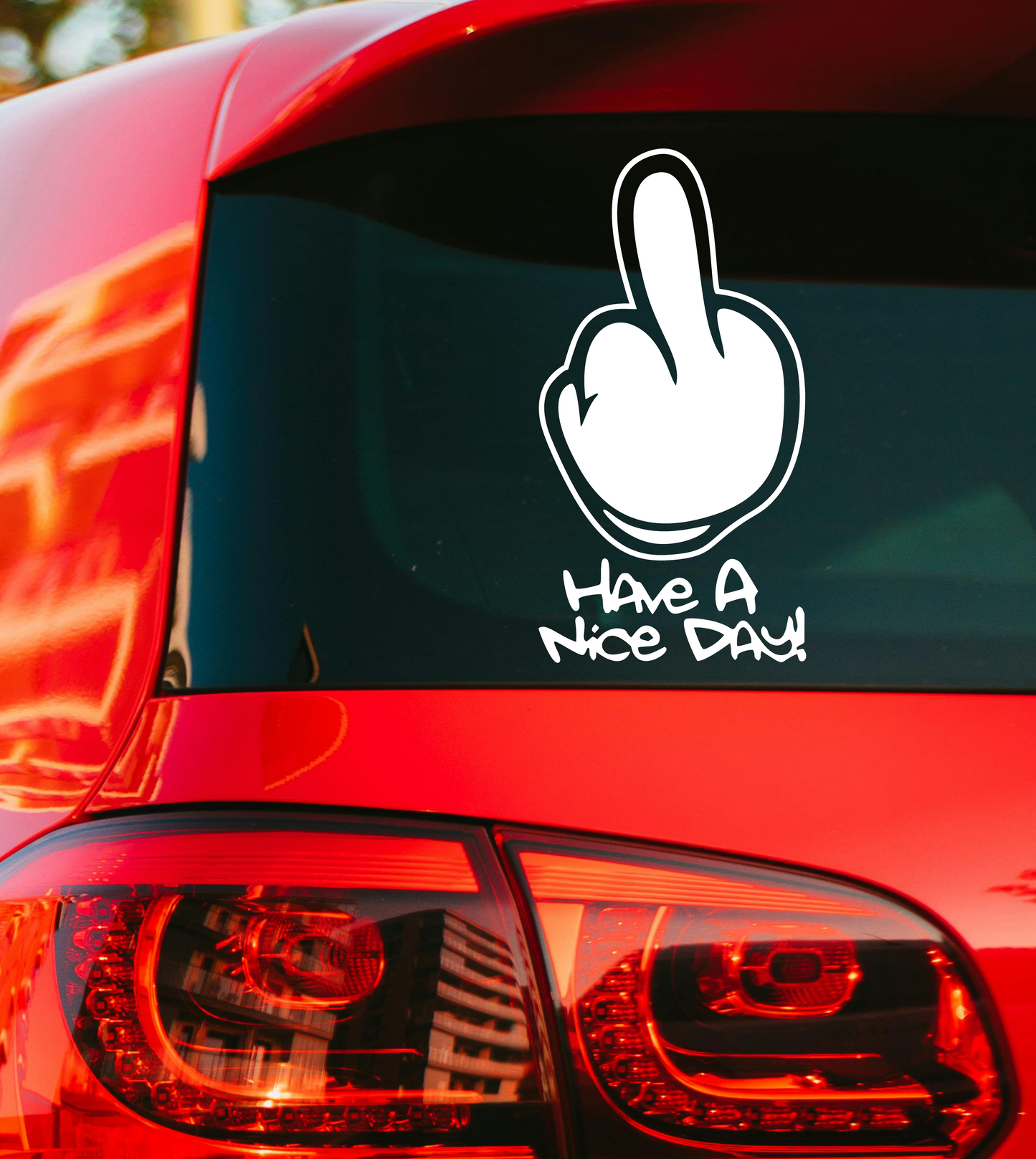 Naljepnica za auto "Have a nice day"