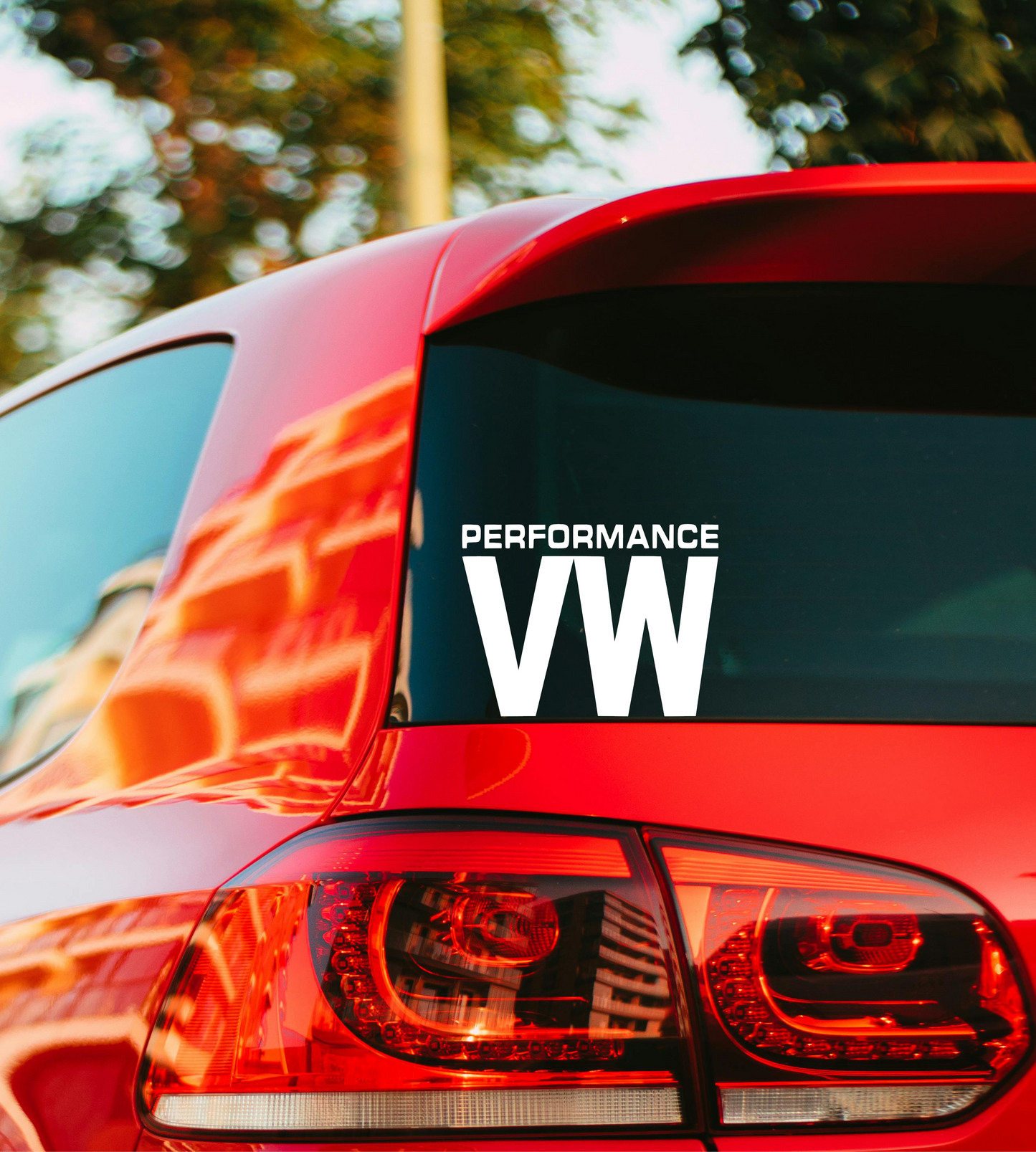 Naljepnica za auto "VW performance"