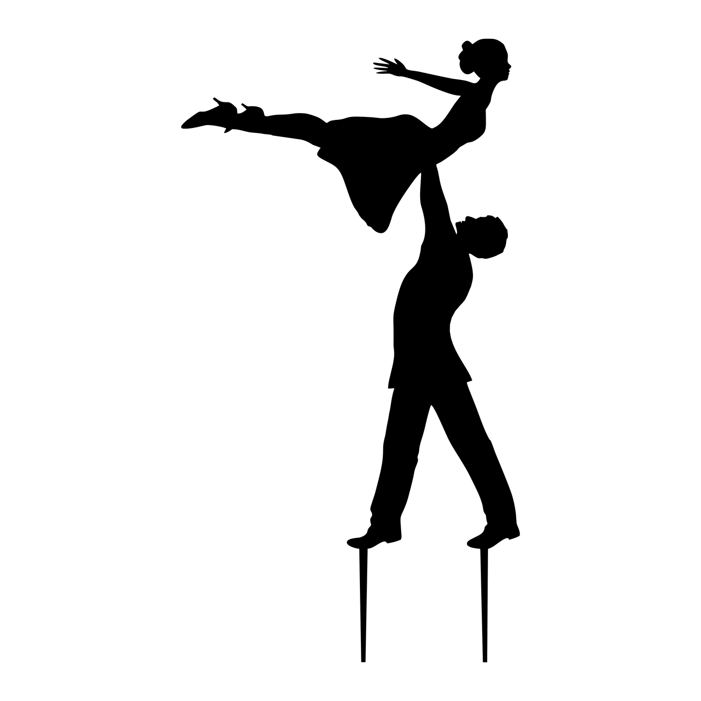 Topper za tortu "Mladenci - dirty dancing"