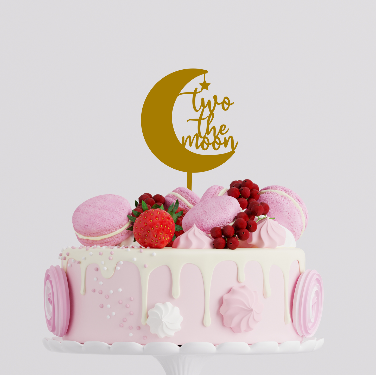Topper za tortu "Two the moon 2"