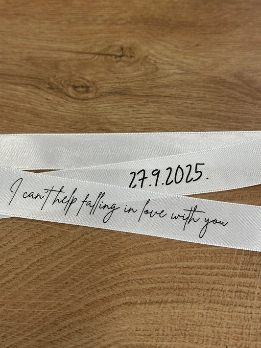 Vrpca za vjenčani buket, čaše, poklone