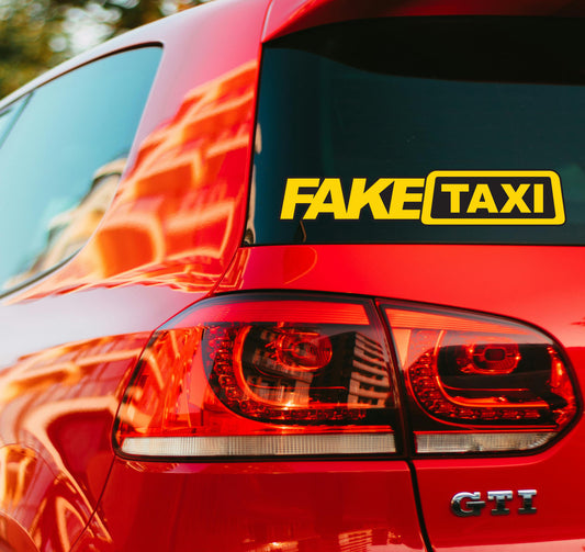 Naljepnica za auto "Fake taxi"