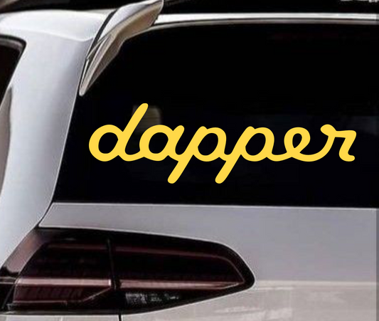 Naljepnica za auto "Dapper"